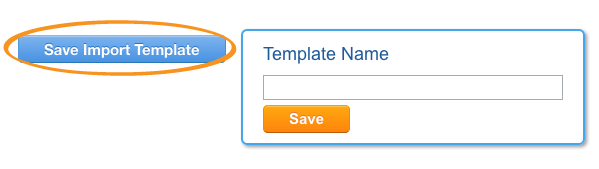 Enter a template name then click [Save]