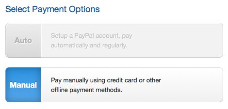 Manual Payment