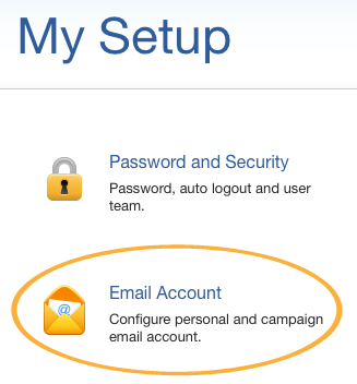 Select [Email Account]
