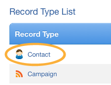 Select [Contact]